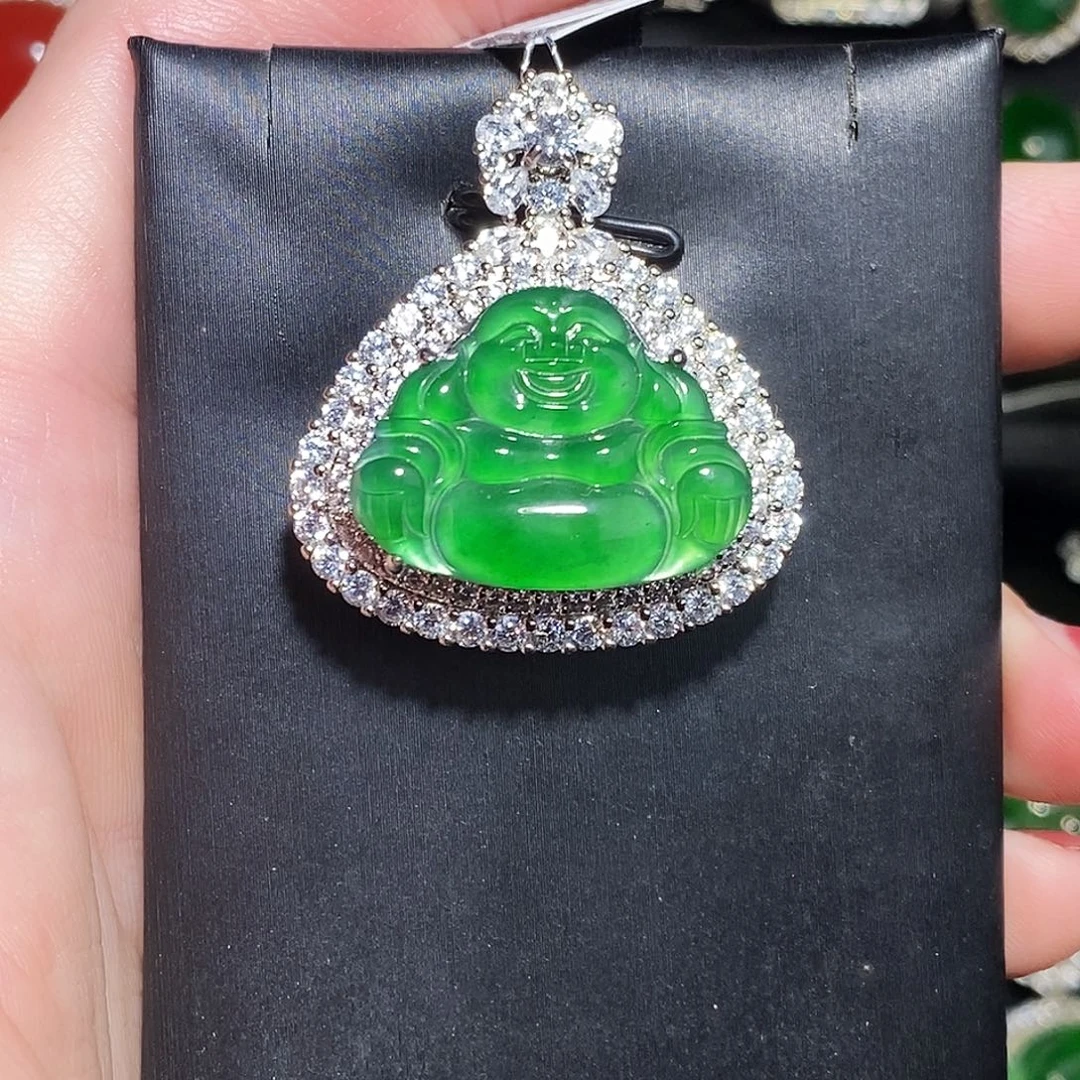 翡翠未镶嵌颈饰吊坠