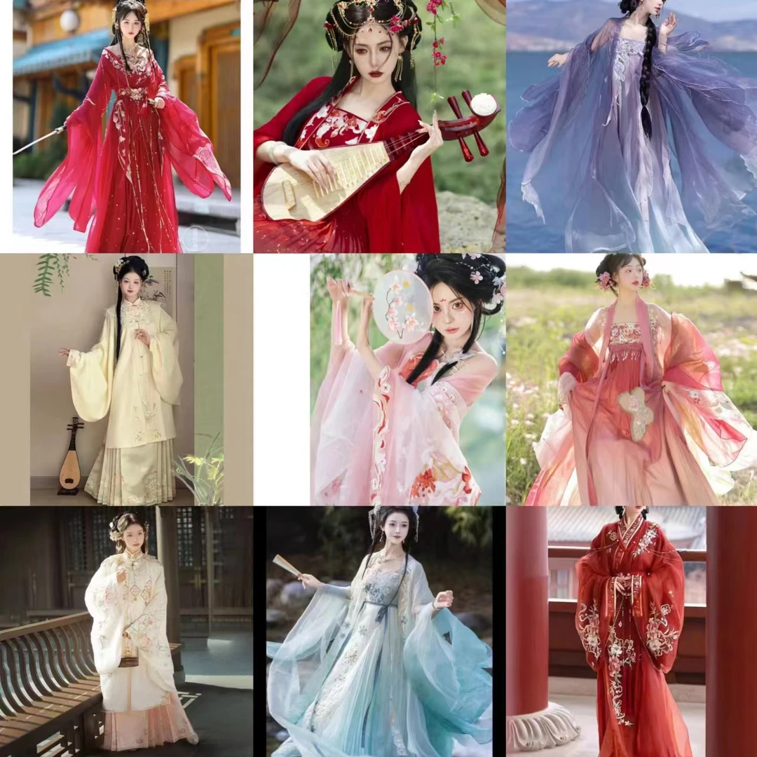 中国风女汉服 默认瑕疵 （No退No换）