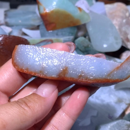 翡翠散珠翡翠边角料