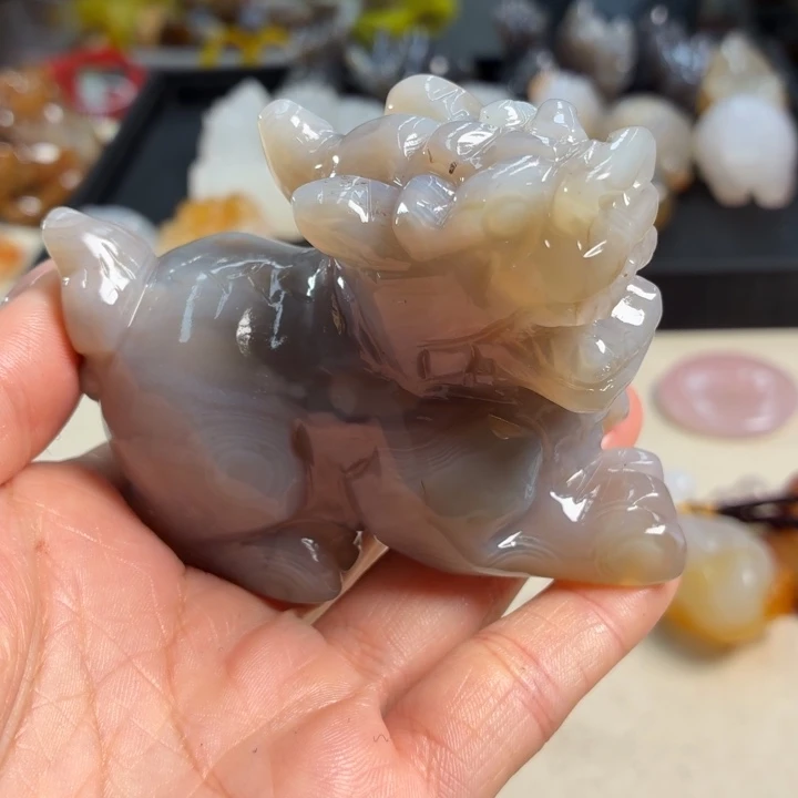 玛瑙/玉髓未镶嵌吊坠(不含链)