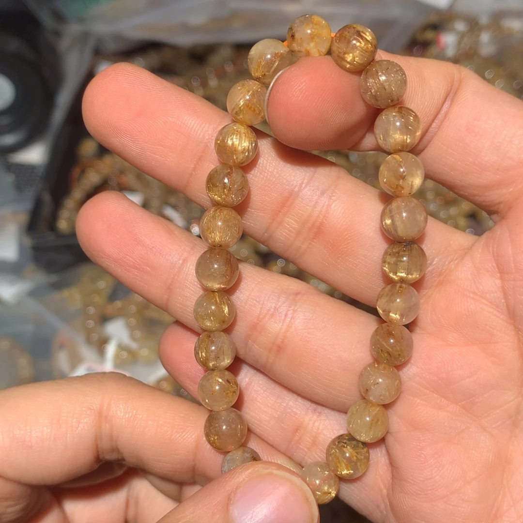 麻***_未镶嵌手链水晶手链