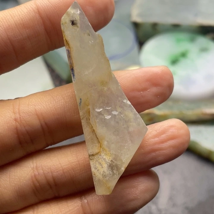 定制翡翠未镶嵌片料定制不退不换