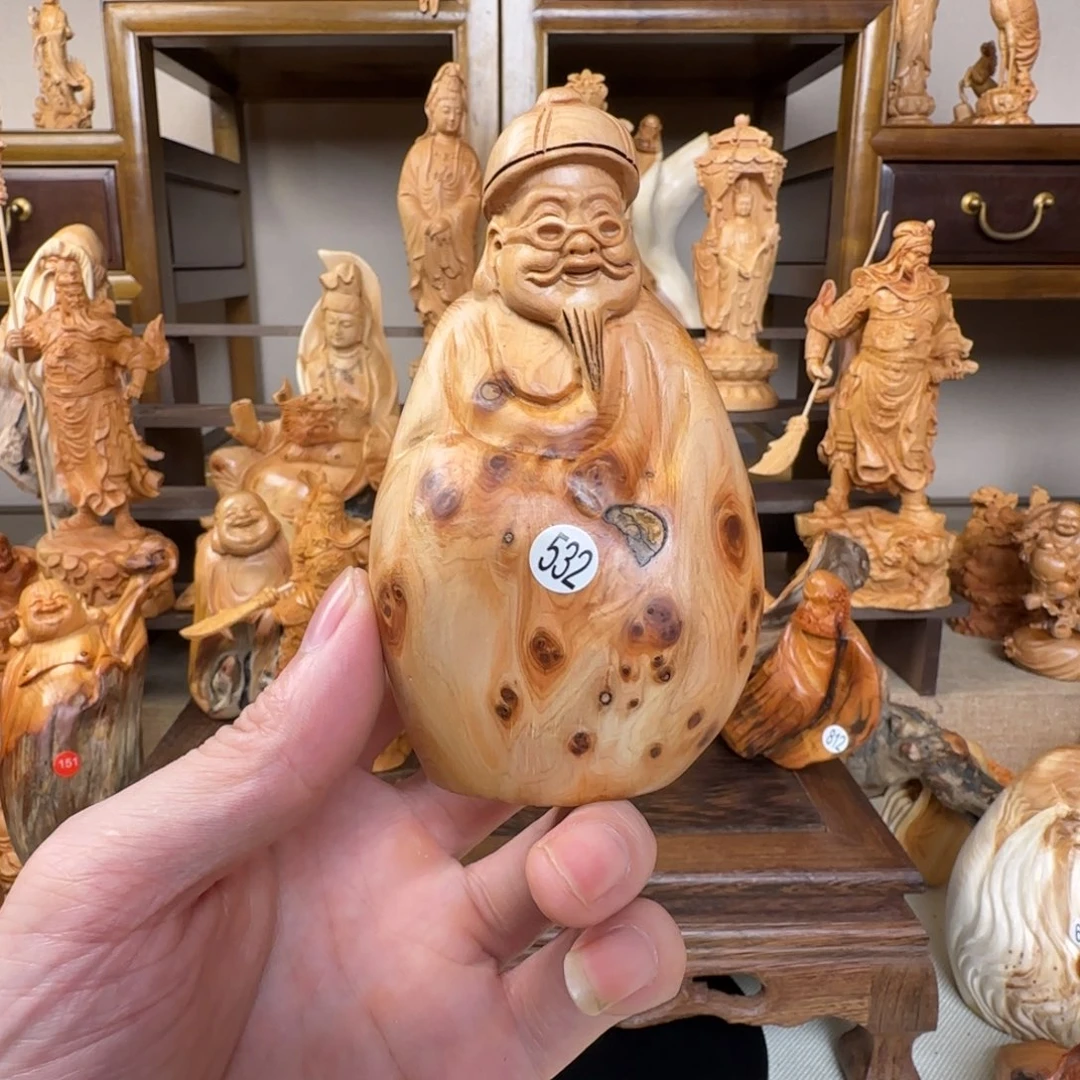 崖柏小木匠艺雕一物一拍