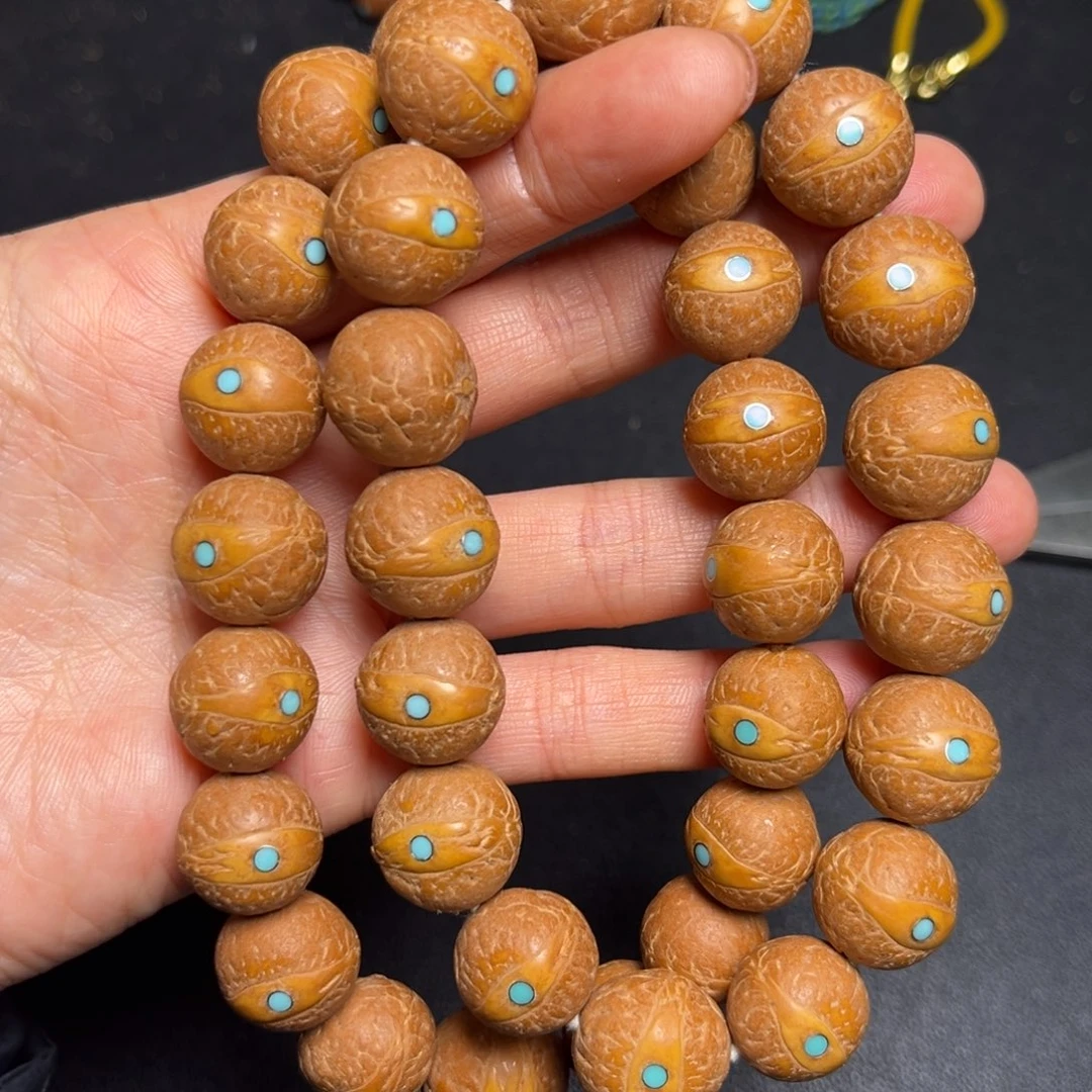 凤眼菩提吊坠15+mm精品松丁手串
