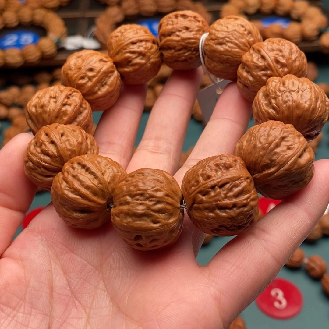 文玩核桃手串24尺寸西瓜