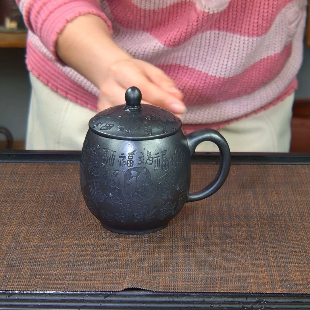 茶杯紫砂高货放漏