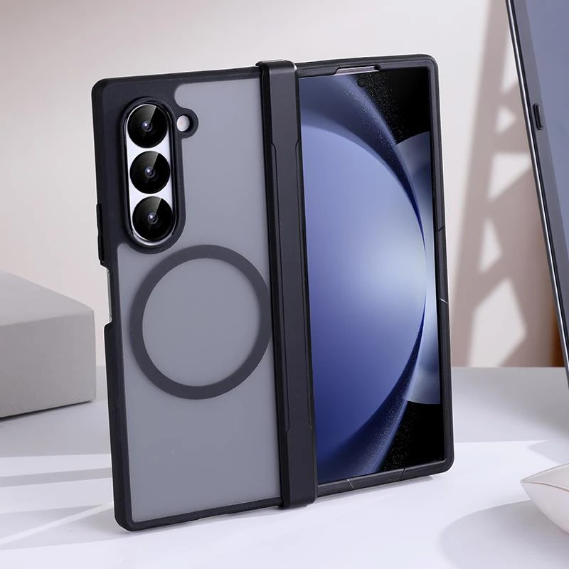 三星ZFold6手机壳铰链全包w25心系天下保护套适用Z Fold5全包中轴