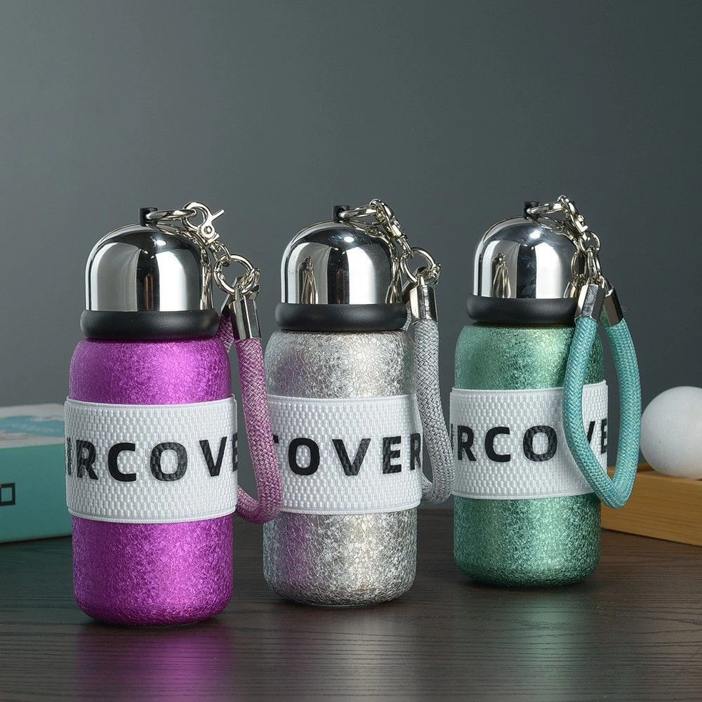 手提钛合金保温杯女钛咖啡杯新款高颜值随手水杯300ml