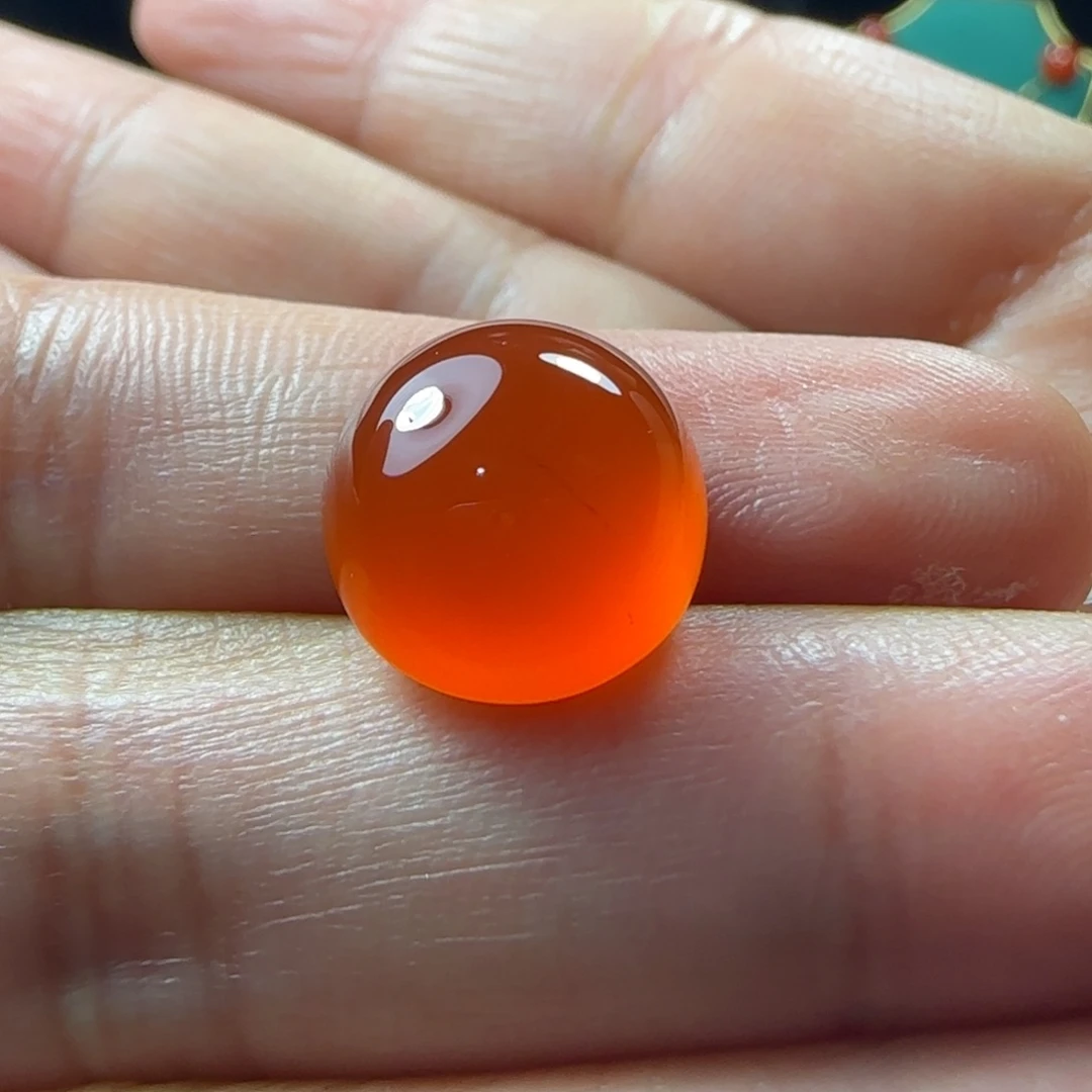 南红玛瑙未镶嵌冰红戒面