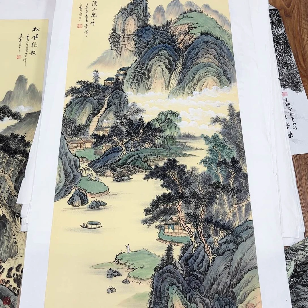 国画观*楼国画作品展。国画e g