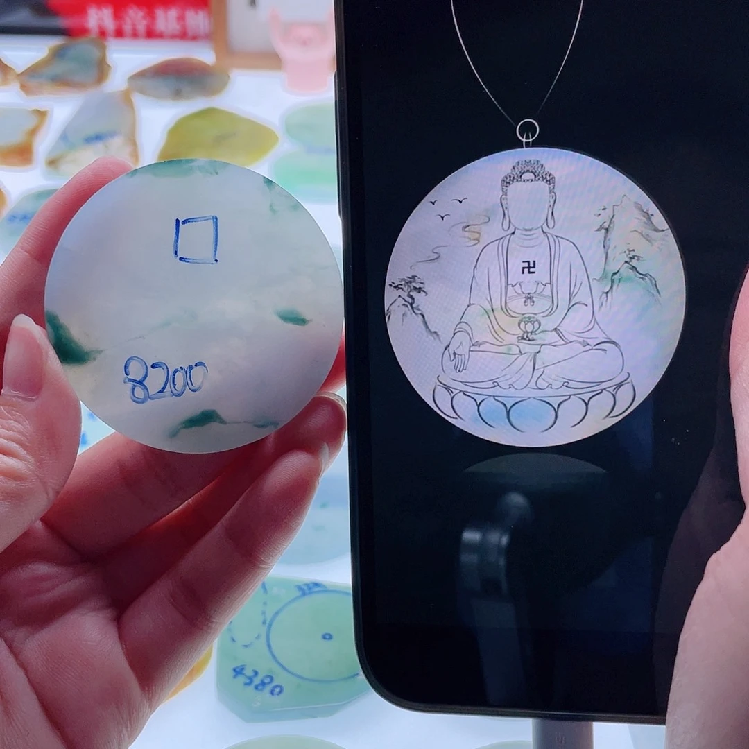 定制翡翠未镶嵌天然翡翠包工