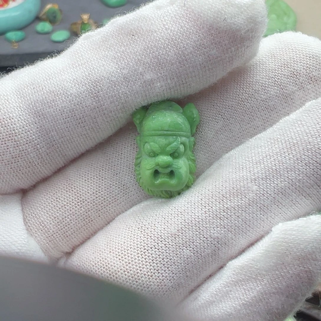 绿松石菜籽黄绿松石未镶嵌