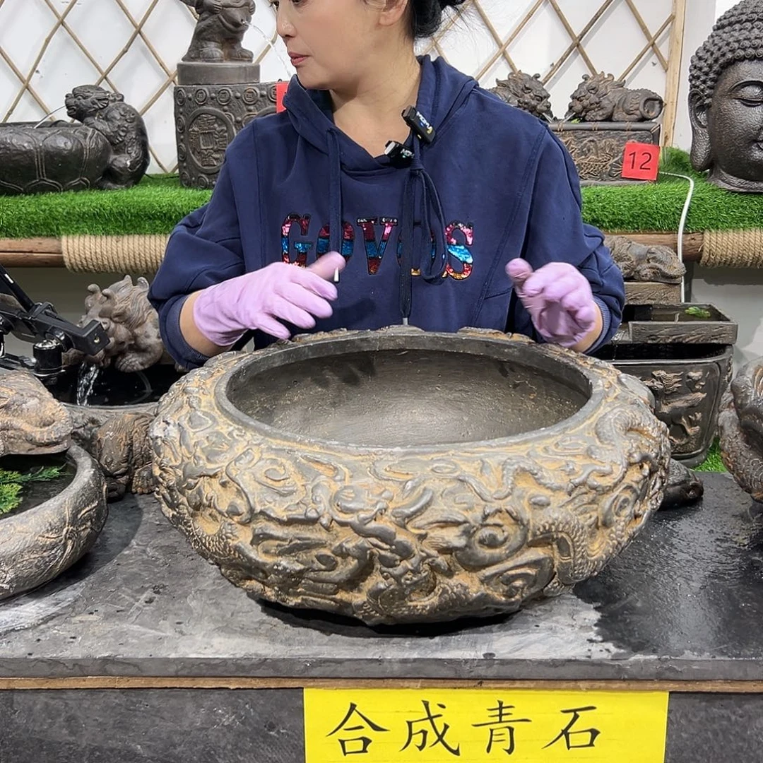 九龙花盆缸Sy-2012