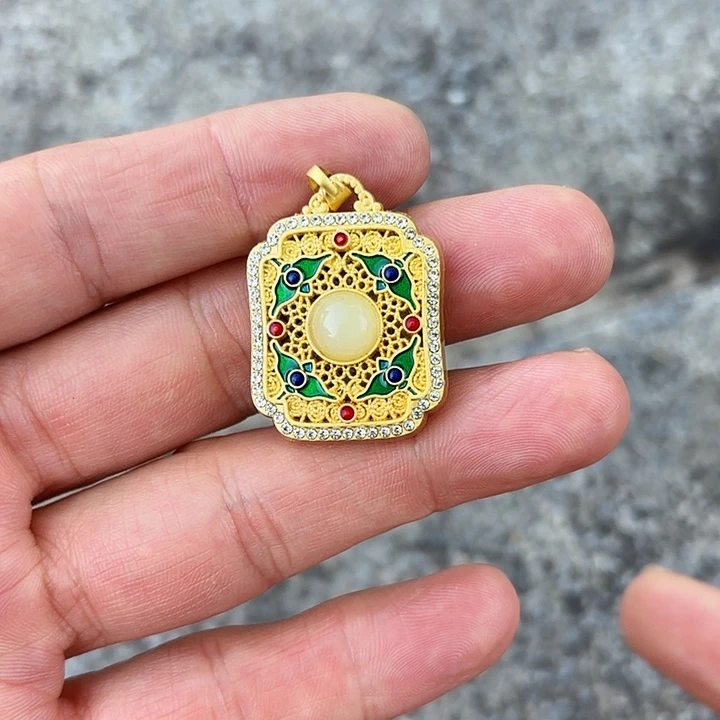 吊坠(不含链)合金和田玉