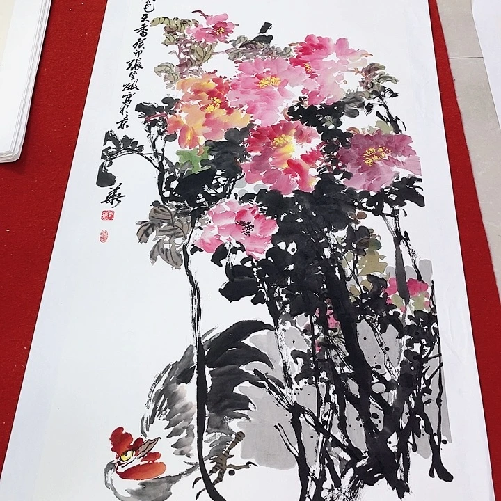 国画张圣敏先生纯手绘作品