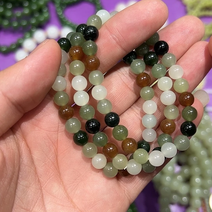 手串未镶嵌和田玉多样性发货拍一发一