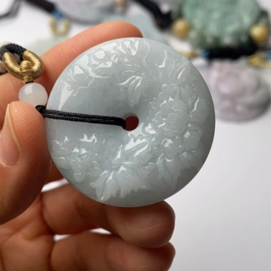 翡翠未镶嵌挂件翡翠