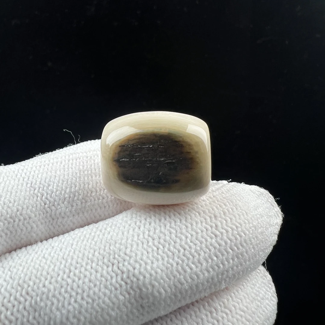 A3034天然猛犸牙 墩子 16*18mm 支持鉴定 假一罚四