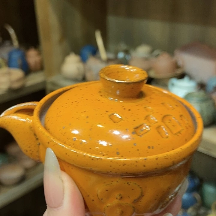 柴烧老岩泥高端茶器