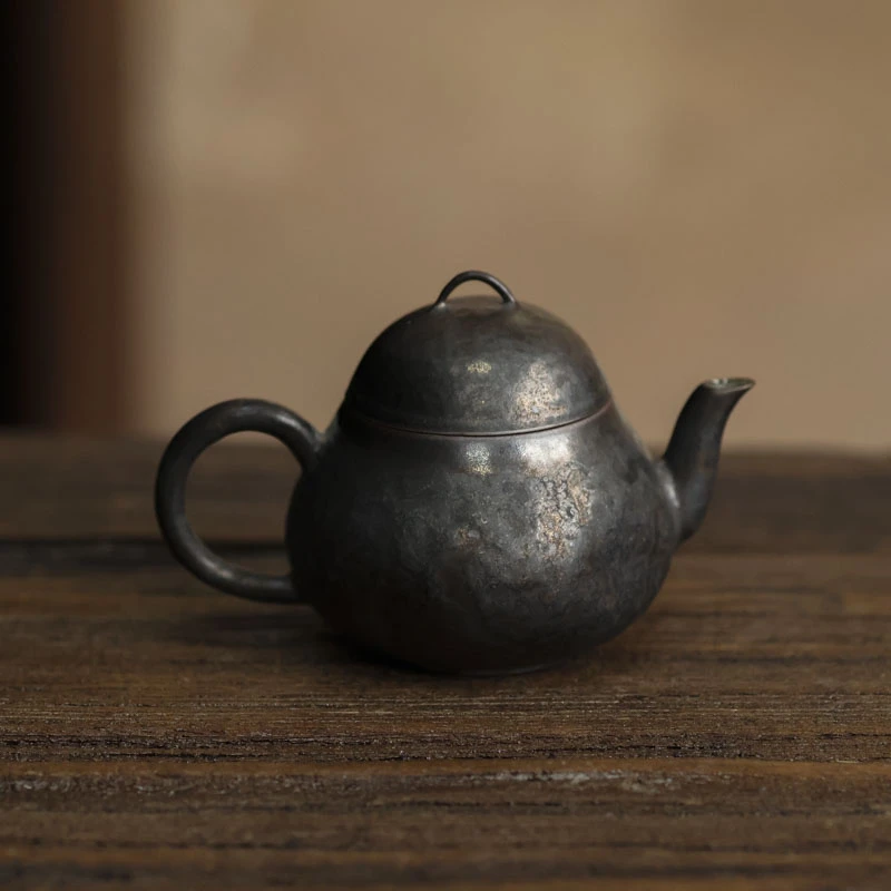 【斋居】壶-金褐色120ml（Q1990）