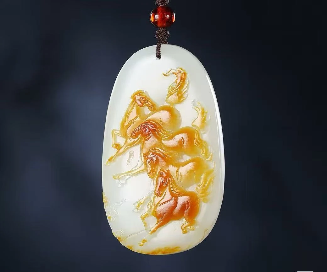 天然和田玉吊坠【客服链接勿拍】