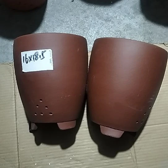 紫砂红泥三角两个