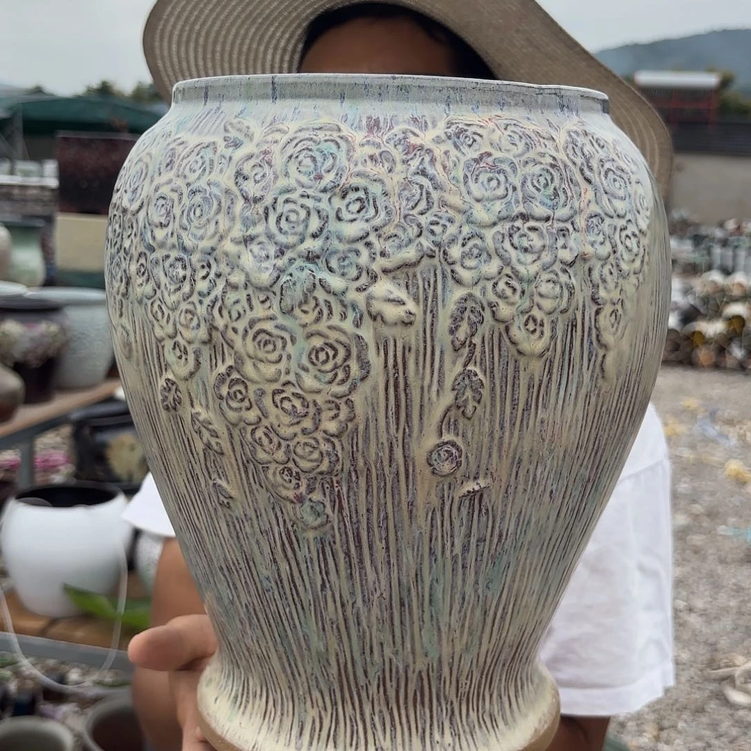 收口玫瑰口径18高度29