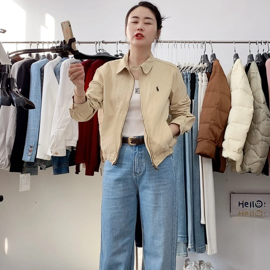 M码110斤驼色外套