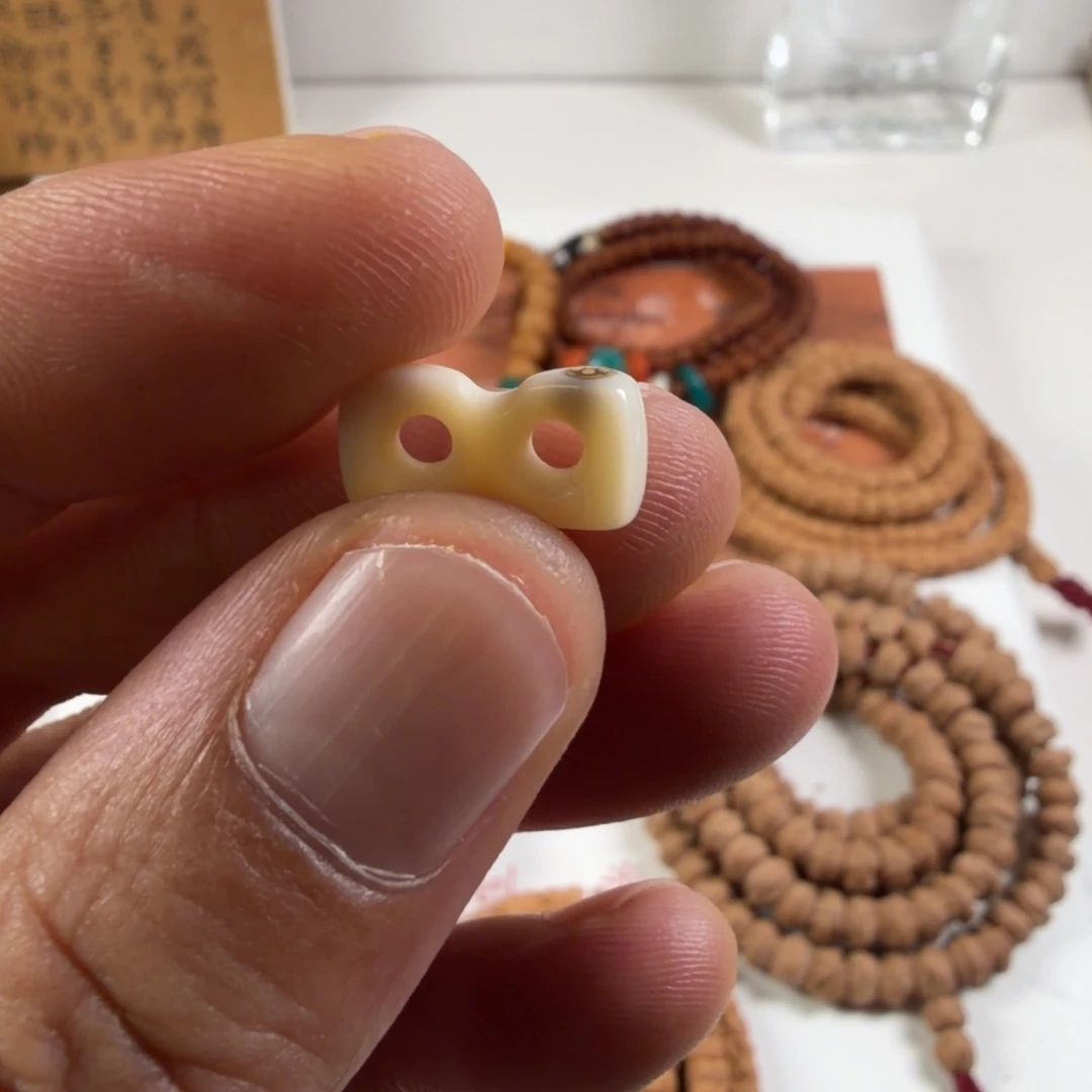 柏香籽/百香籽吊坠八字环