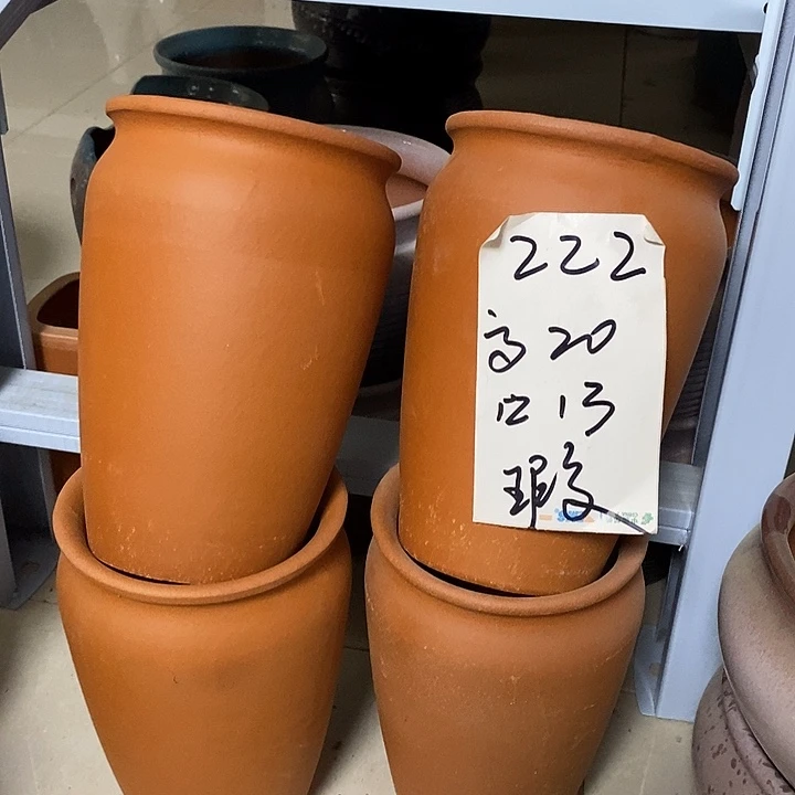 粗陶红陶绿植花盆222