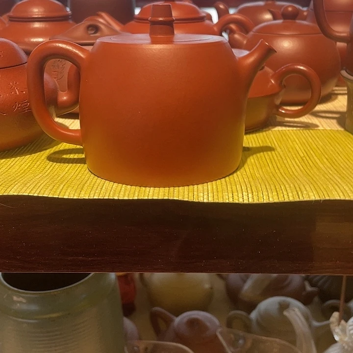 全手工朱泥汗铎壶