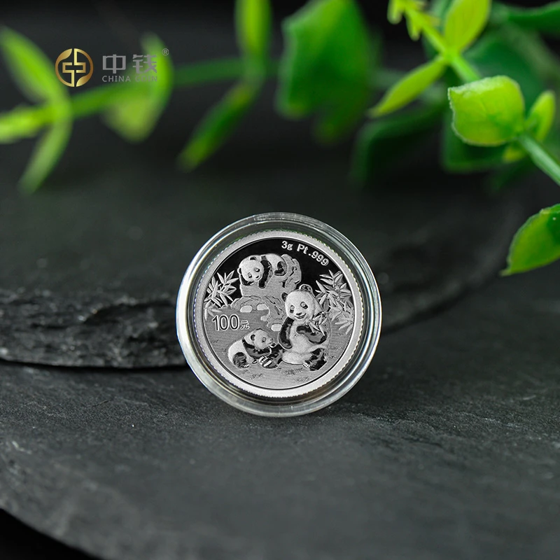 2025年熊猫铂金币  3克30克铂金熊猫币精致币