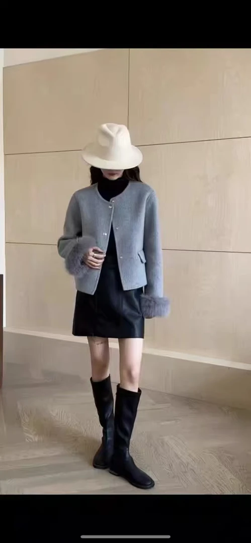 妮子小香风百时尚搭款款气质短款