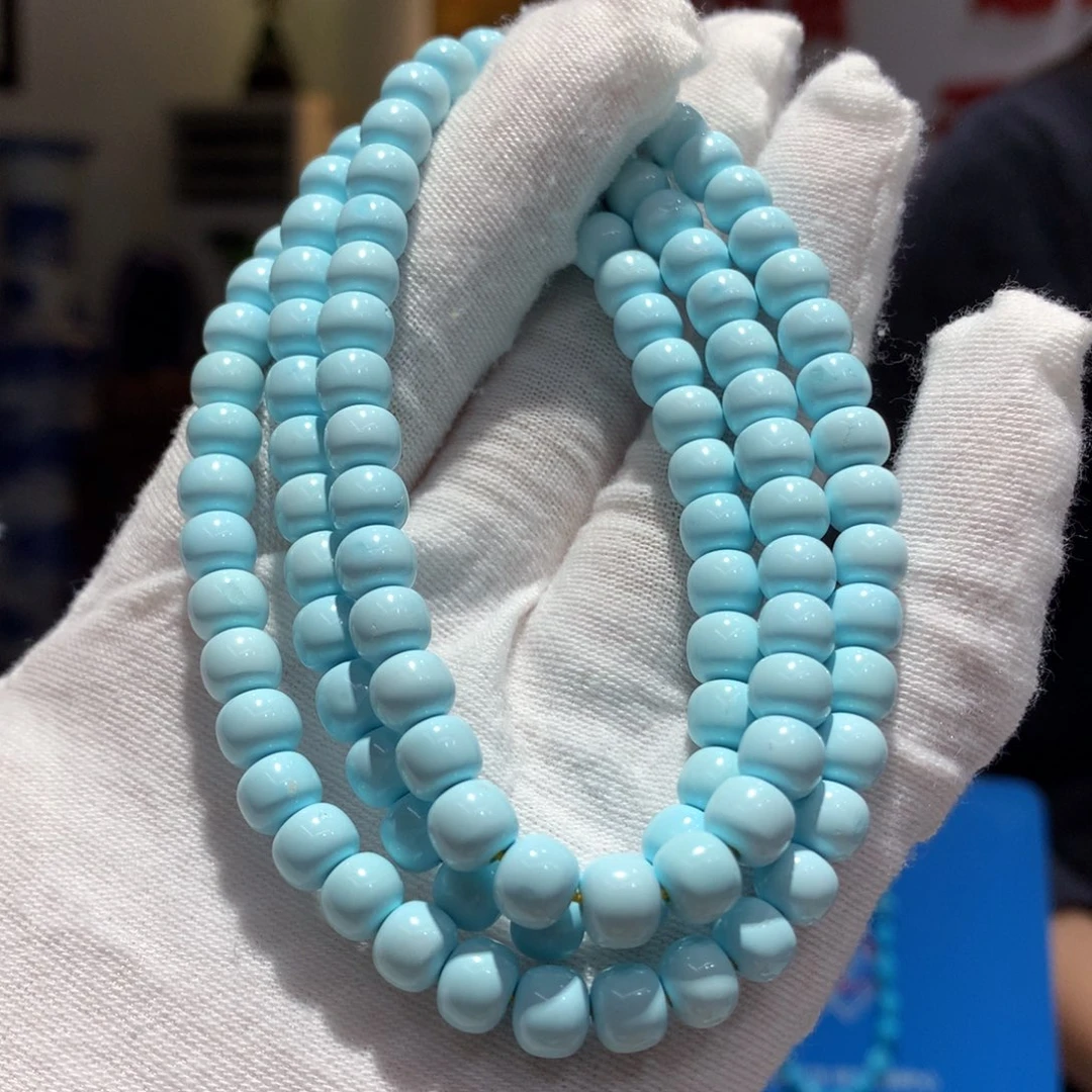 未镶嵌绿松石长链