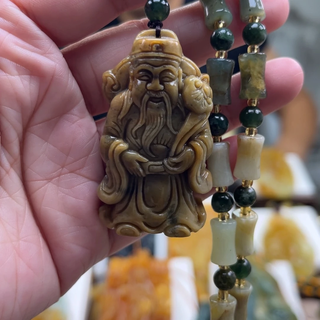 岫玉未镶嵌挂件挂件