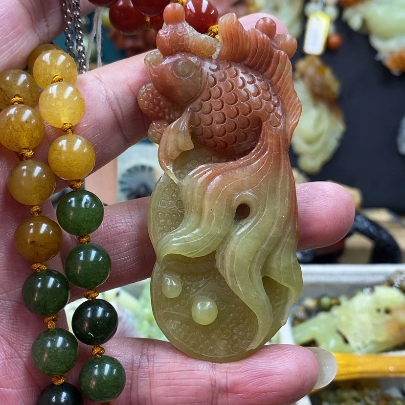 【闪购商品】蛇纹石玉吊坠未镶嵌