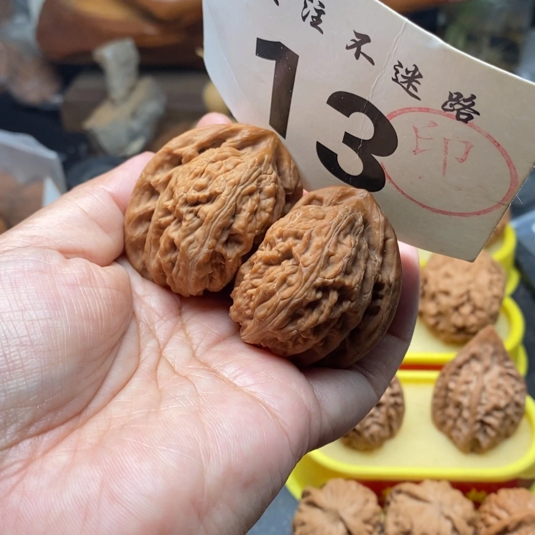 把件文玩核桃僧帽半臂