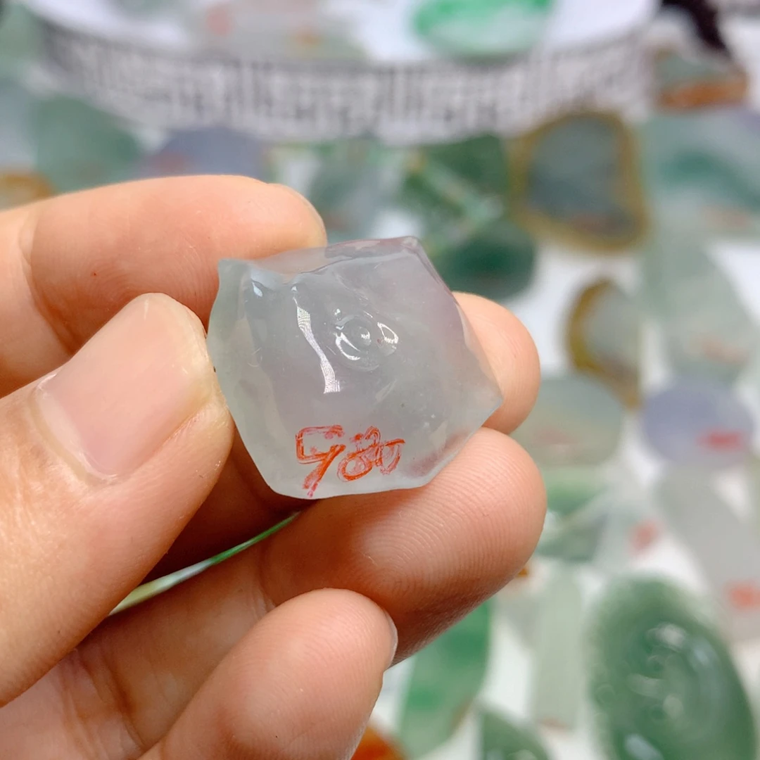 定制翡翠未镶嵌天然翡翠定制