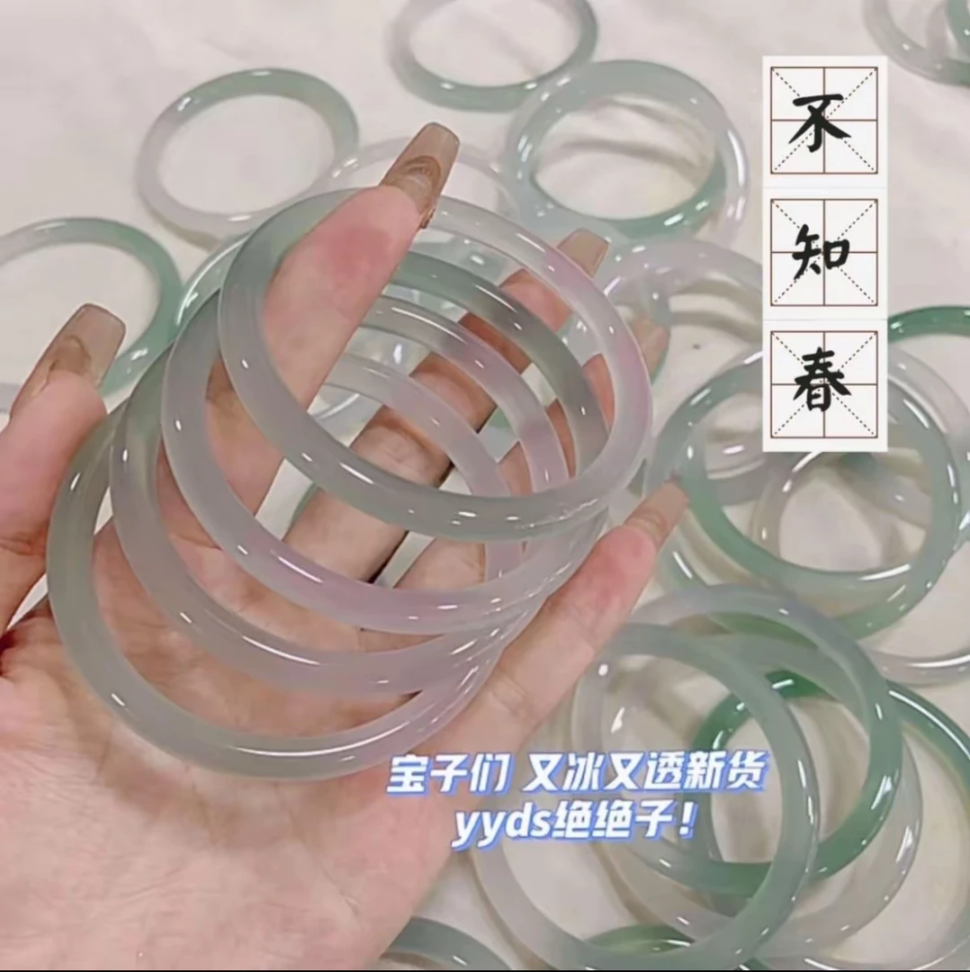 非金属玻璃手镯 玻璃手镯 琉璃叮当手镯【叮当手镯对对碰】