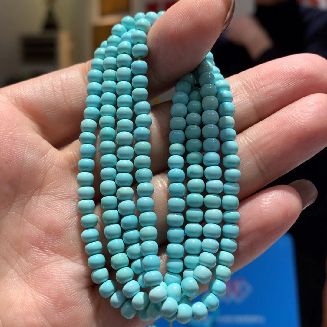 未镶嵌绿松石长链