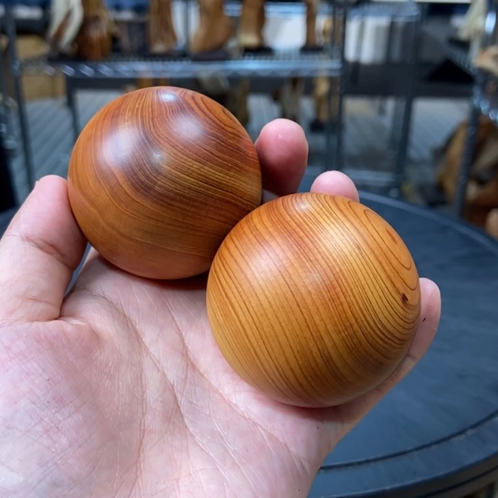 柏木（崖柏）手球一对5.0