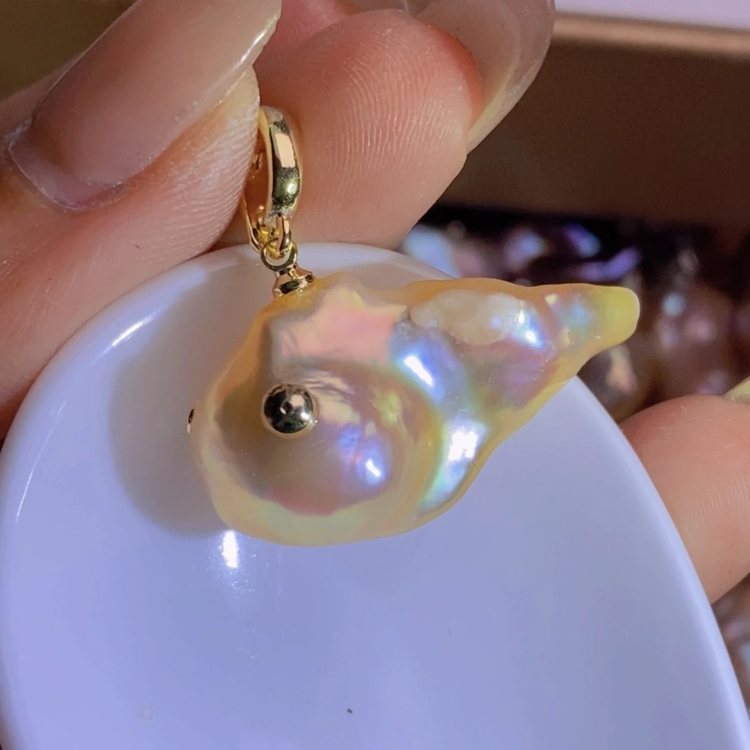 合金淡水珍珠天然珍珠（随机（