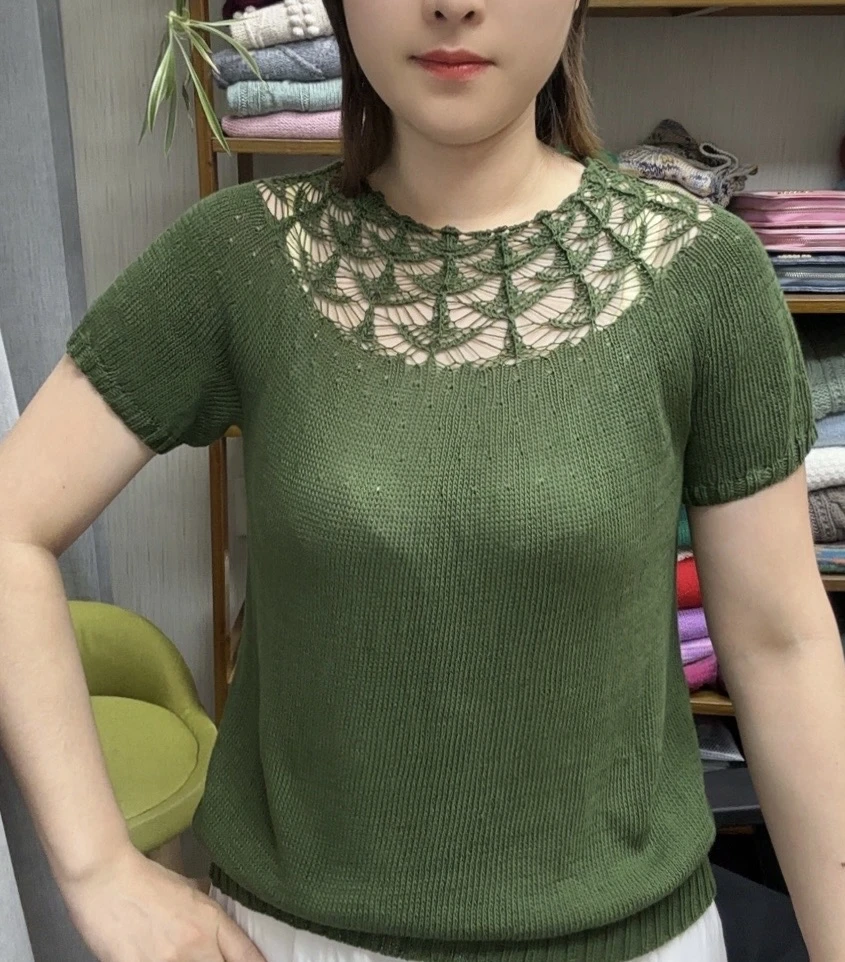 《贝壳》真丝亚麻手工编织毛线diy手工编织毛衣 一团二两