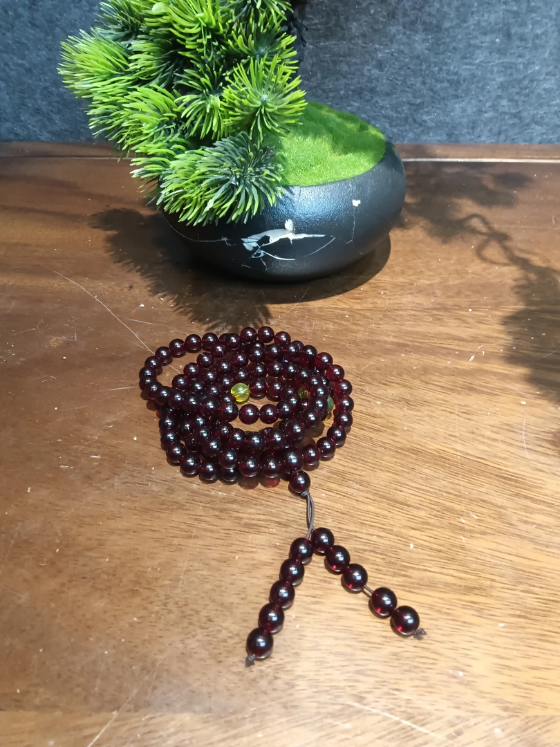 血珀108珠手串手链