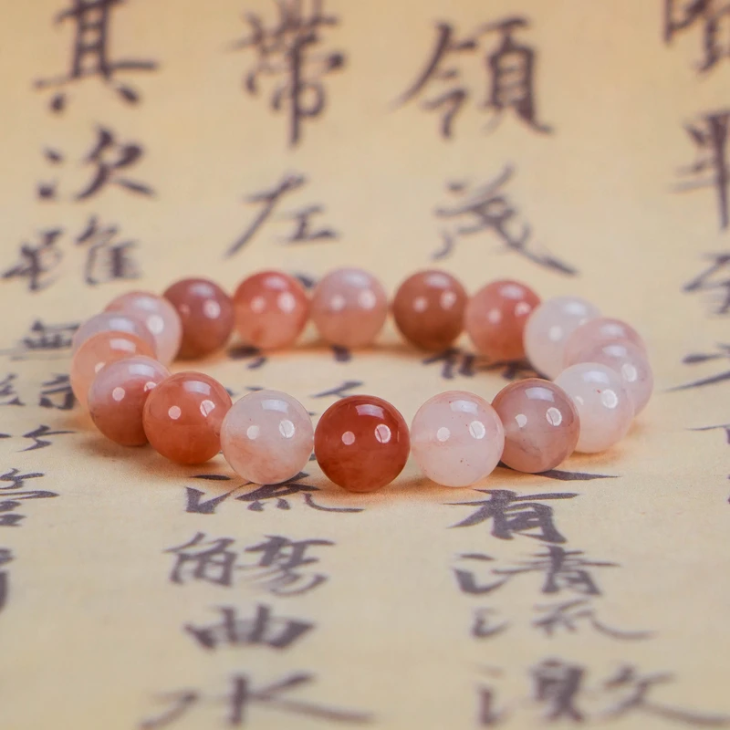 SC-248 天然桃花酿手串 珠径约10mm