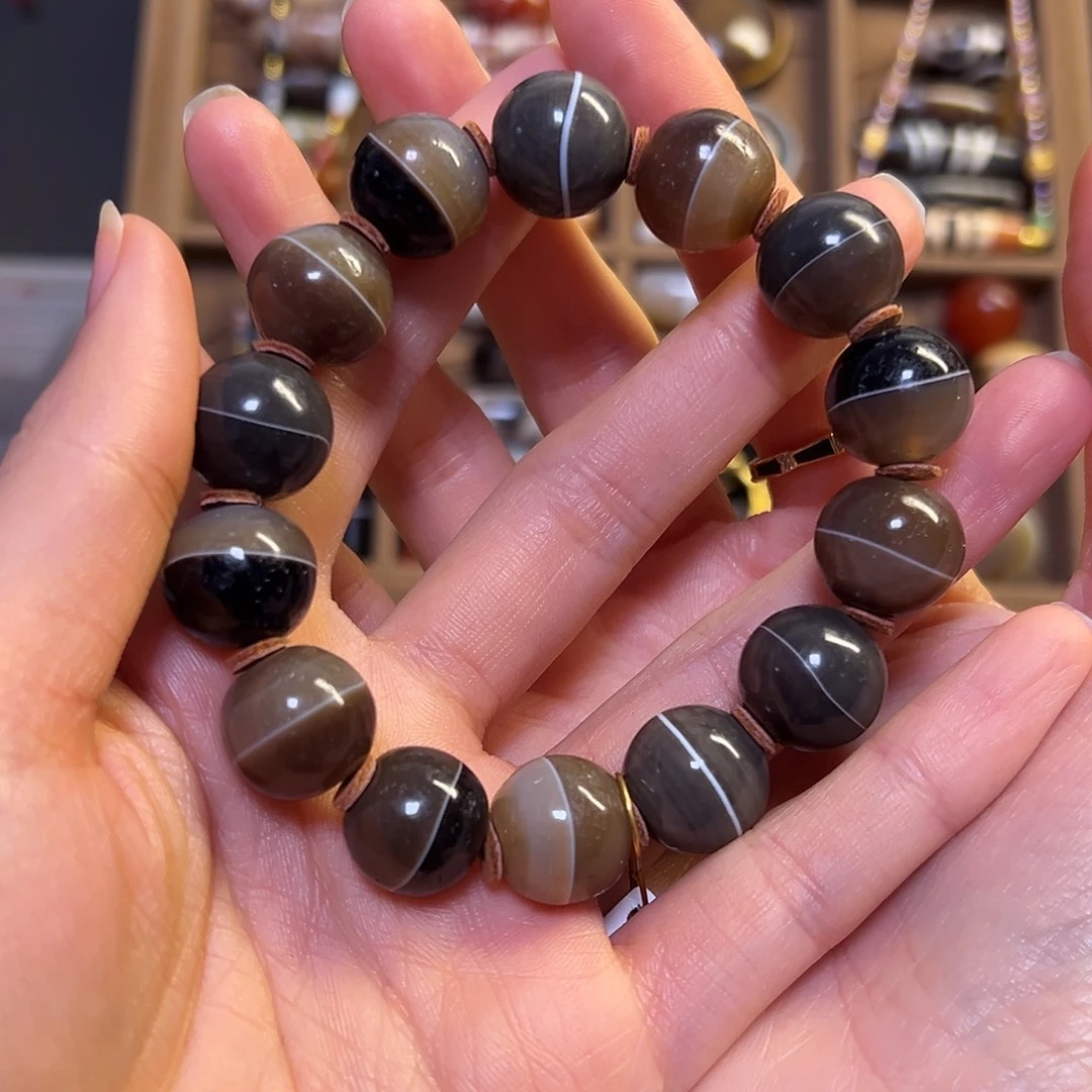 石英石纯铜手串儿