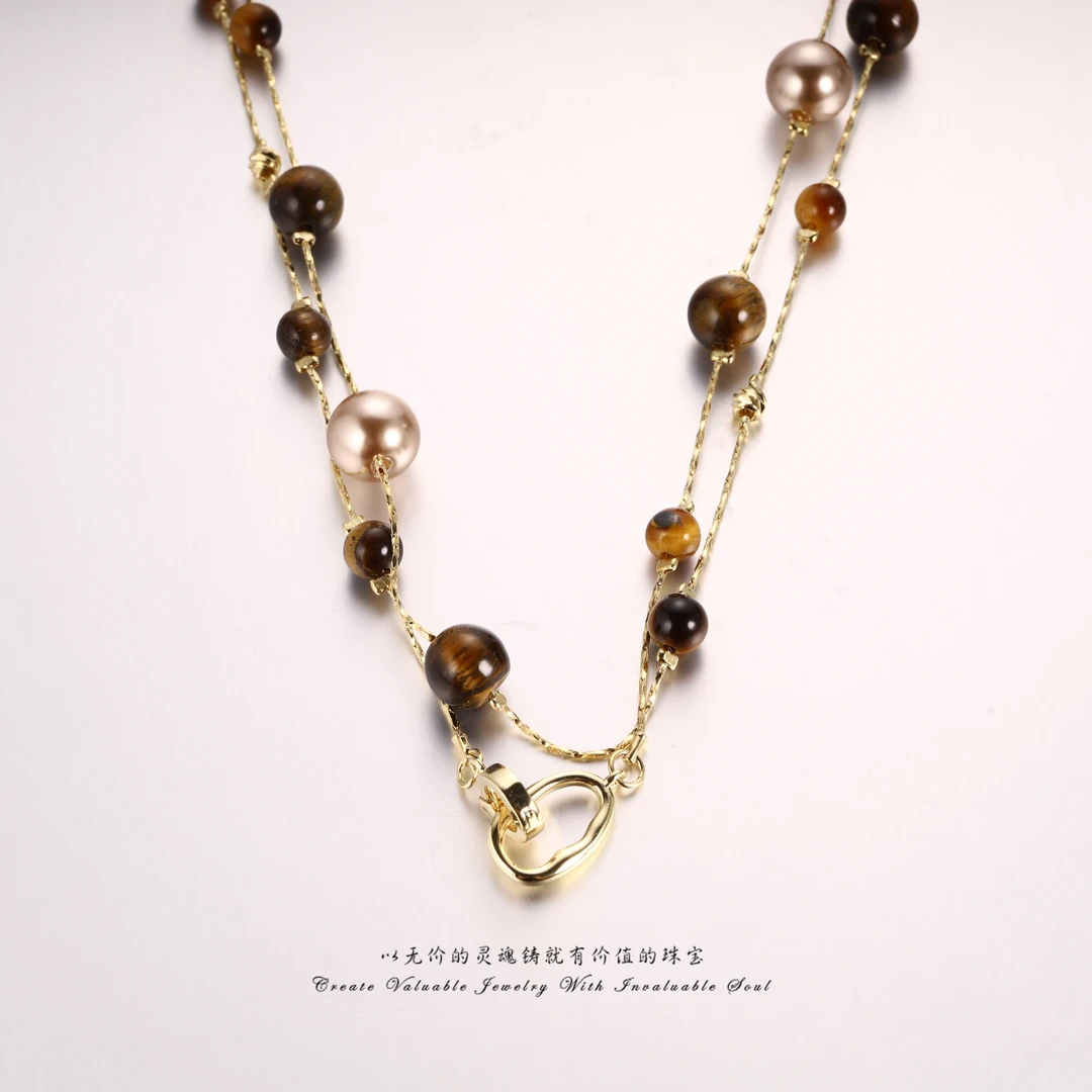 铜合金仿珍珠项链 【RUCHINE】美·百搭珠珠项链（100cm） RCH-C-30915