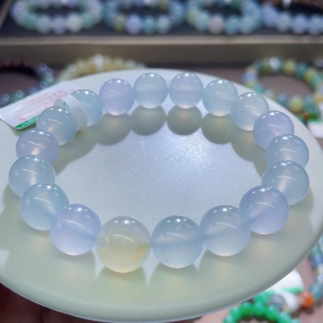 未镶嵌手链翡翠高冰种水花仙子