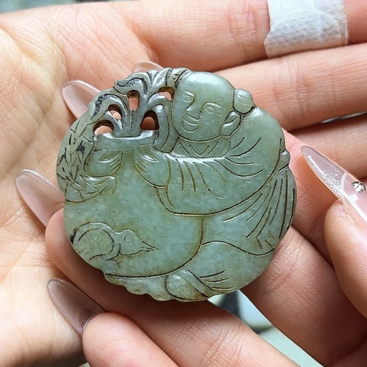 和田玉挂件未镶嵌030