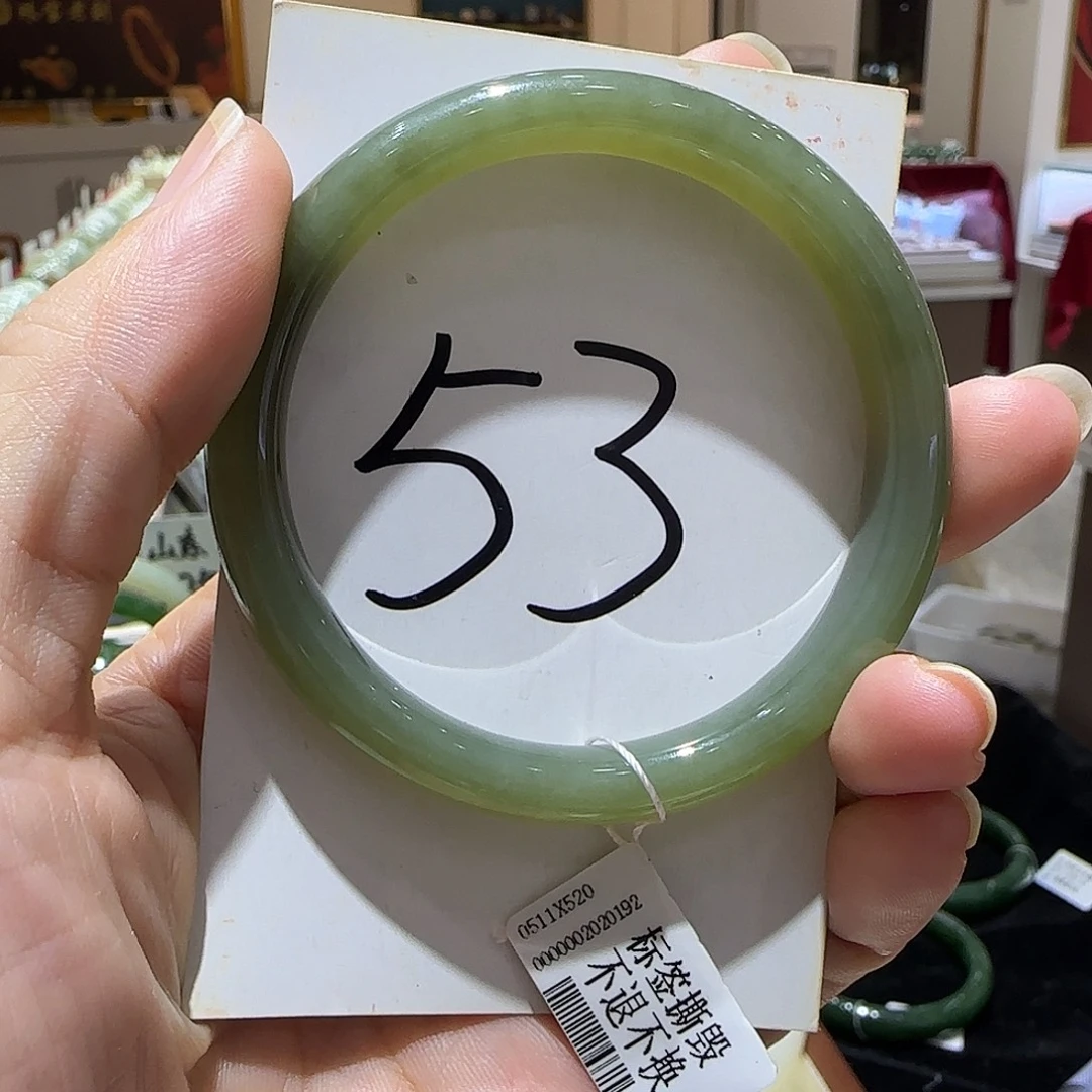 和田玉未镶嵌手镯889